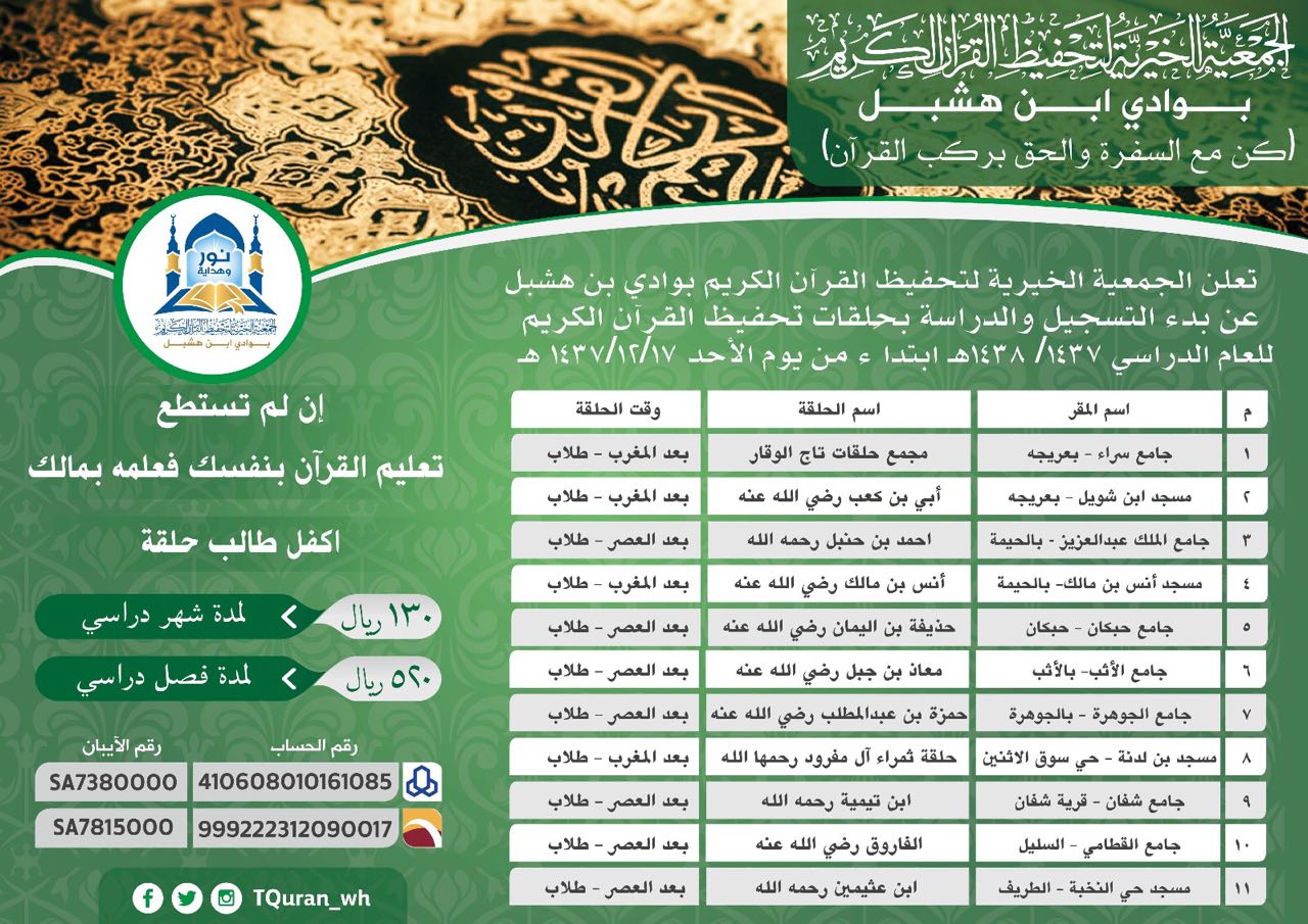 استئناف الدراسة بالحلقات بعد إجازة منتصف الفصل الدراسي الأول